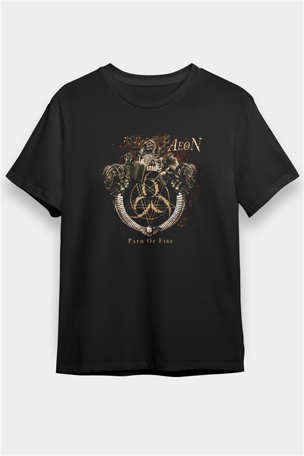 Aeon Black Unisex T-Shirt | Rock Metal Band Tee