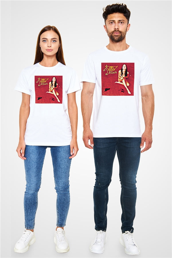 Aerosmith Printed Unisex White T-Shirt