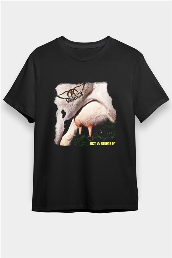 Aerosmith Black Unisex Graphic T-Shirt