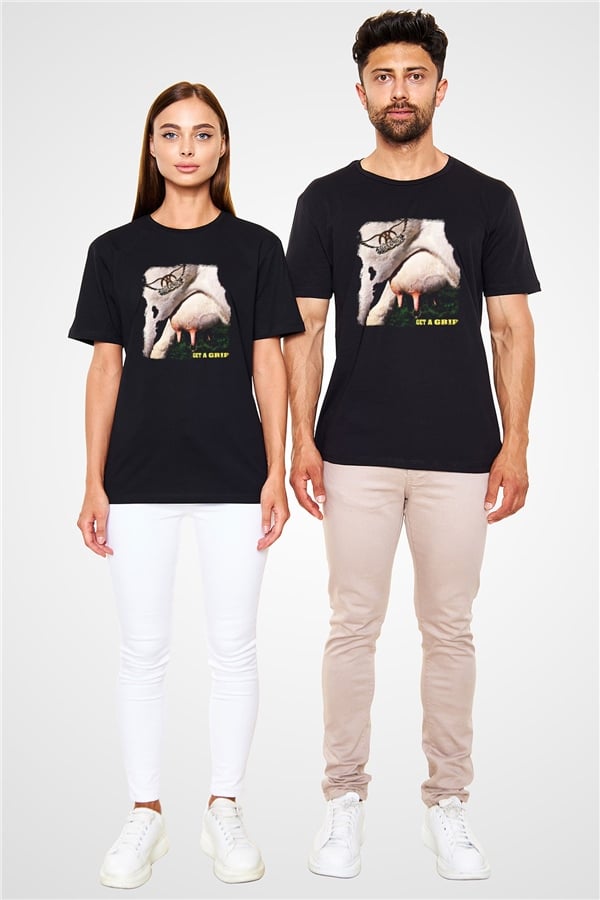 Aerosmith Black Unisex Graphic T-Shirt