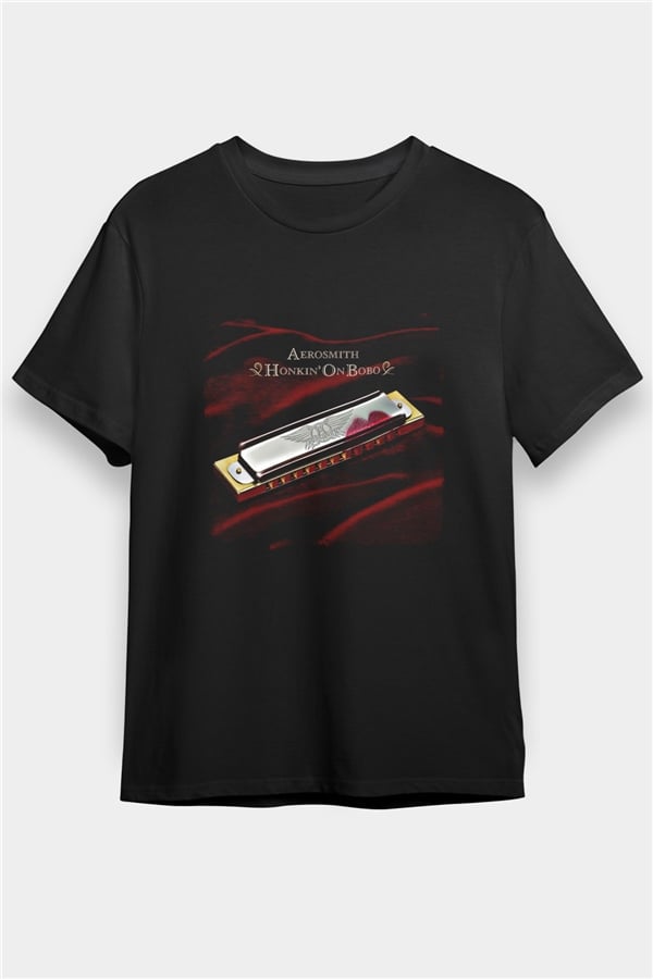 Aerosmith Printed Unisex Black T-Shirt