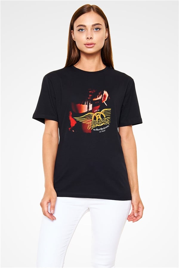 Aerosmith Black Unisex Graphic T-Shirt