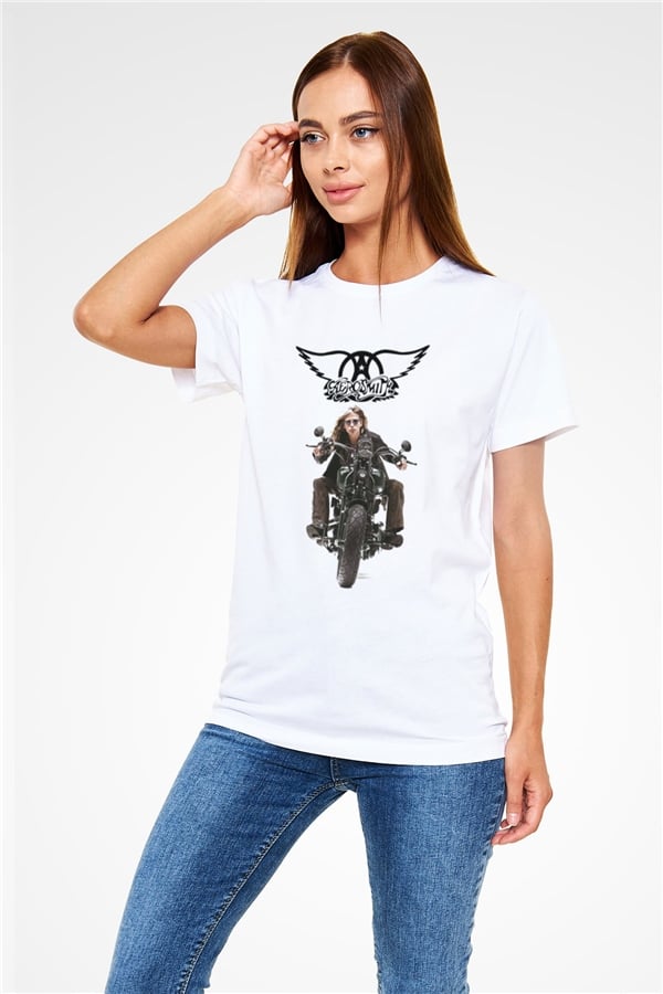 Aerosmith White Unisex T-Shirt