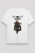 Aerosmith White Unisex T-Shirt