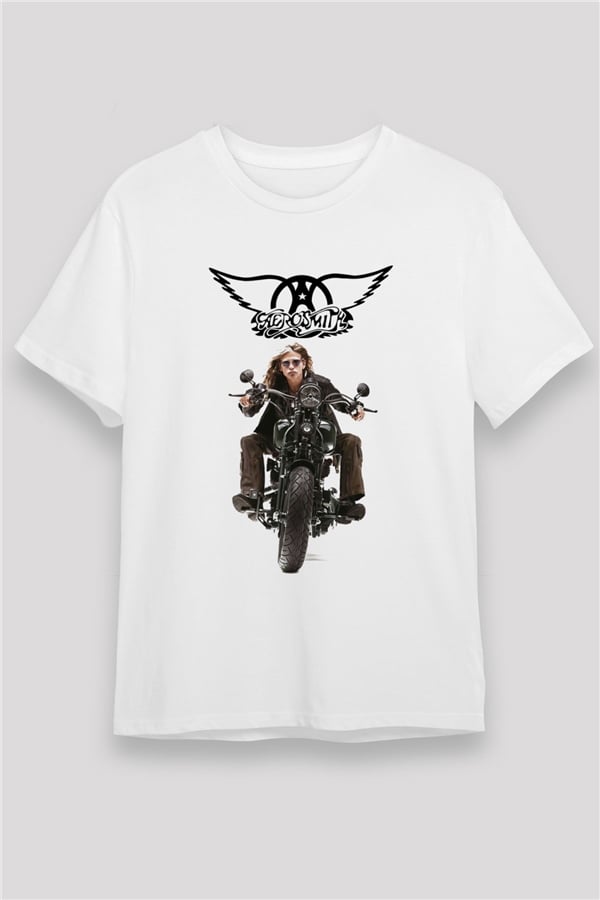 Aerosmith White Unisex T-Shirt