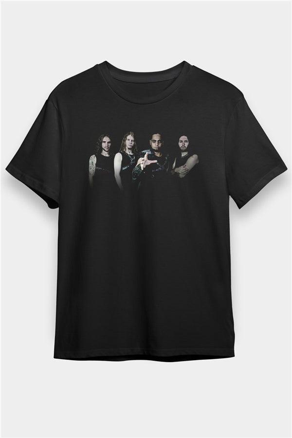 Aeternam Printed Unisex Black T-Shirt