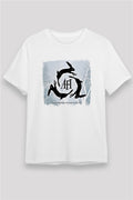 Afi Printed Unisex White T-Shirt