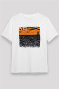 Afi Printed Unisex White T-Shirt