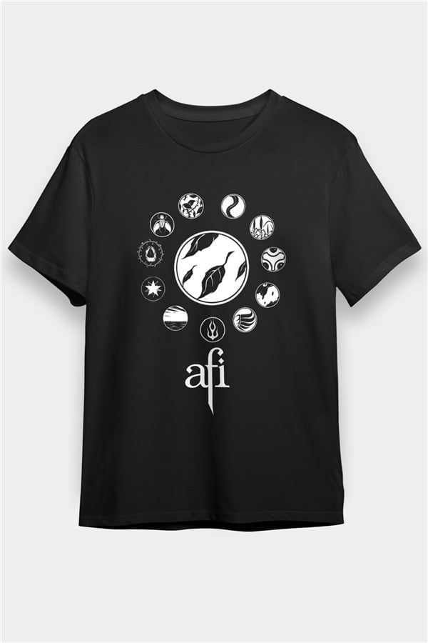 Afi Black Unisex T-Shirt