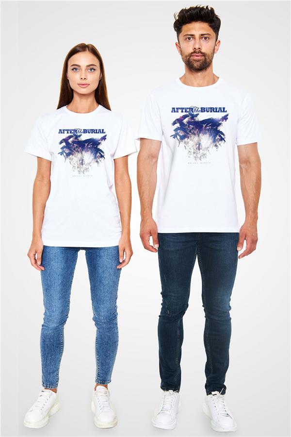 After The Burial White Graphic Unisex T-Shirt