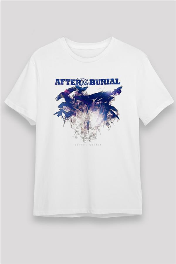 After The Burial White Graphic Unisex T-Shirt