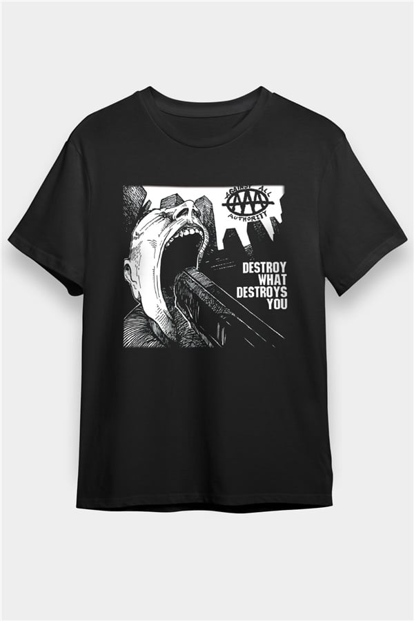 Against All Authority Black Unisex T-Shirt