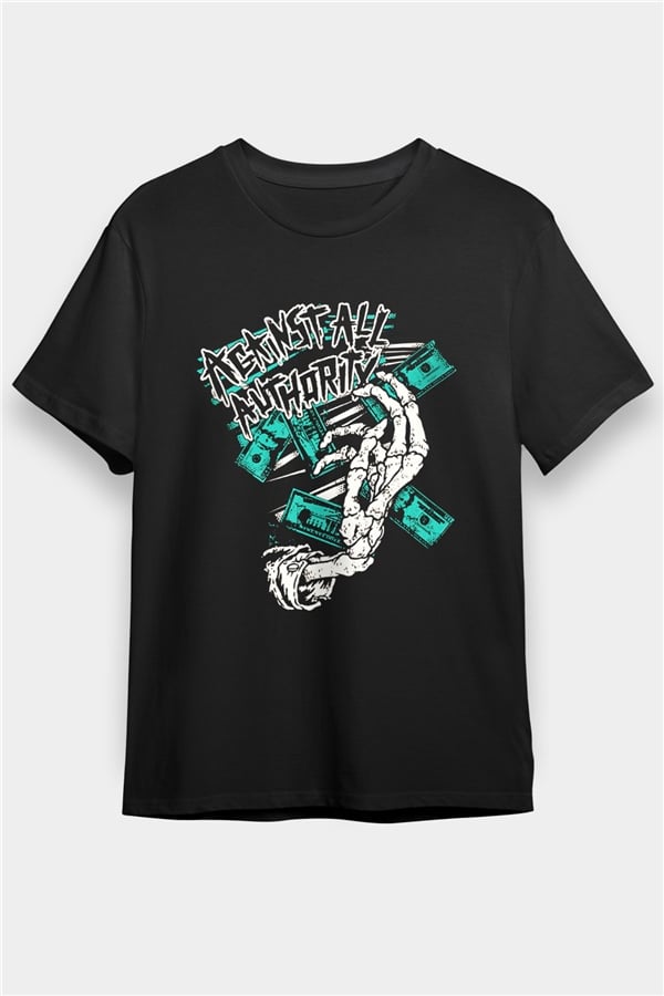 Against All Authority Black Unisex T-Shirt