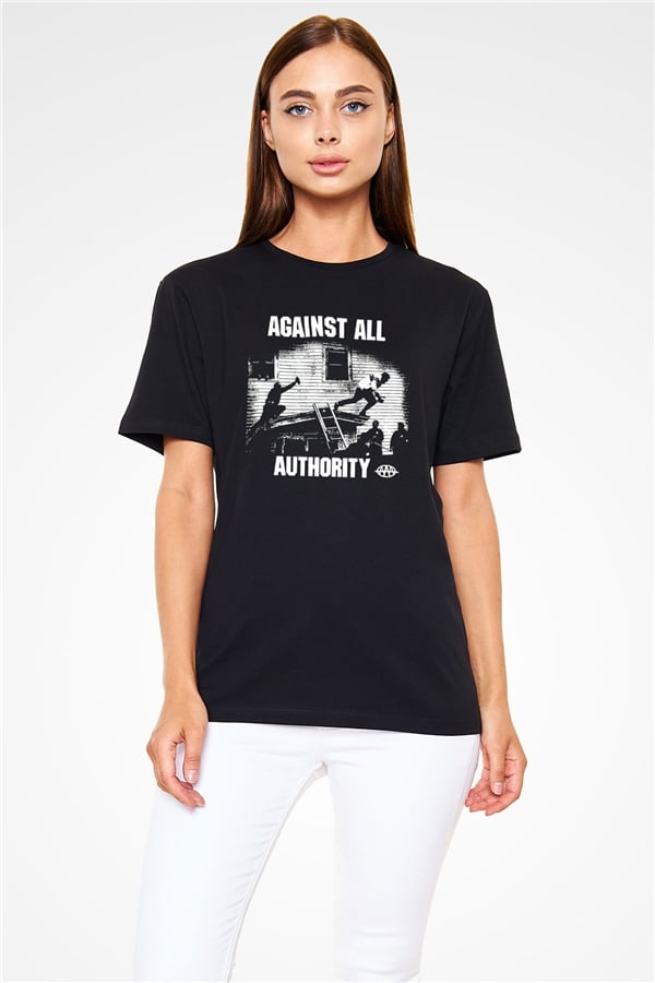 Against All Authority Black Unisex T-Shirt