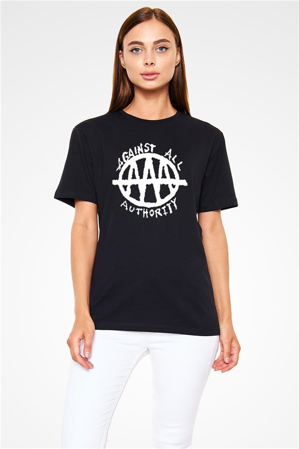 Against All Authority Black Unisex T-Shirt