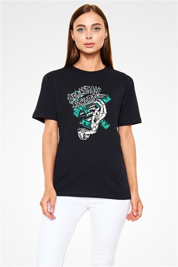 Against All Authority Black Unisex T-Shirt