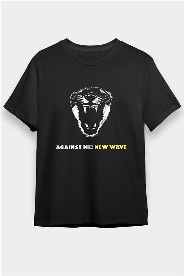 Against Me Printed Unisex Black T-Shirt