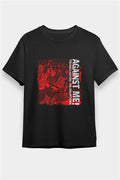 Against Me Printed Unisex Black T-Shirt