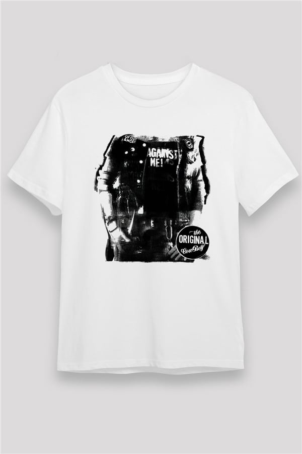 Against Me White Unisex T-Shirt