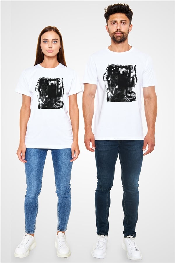 Against Me White Unisex T-Shirt