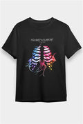 Against The Current Printed Unisex Black T-Shirt