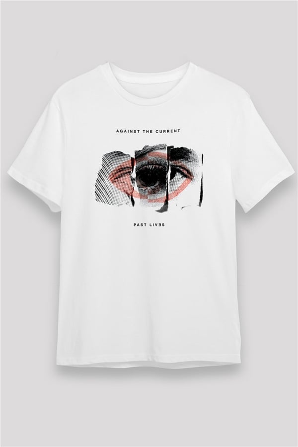 Against The Current White Unisex T-Shirt