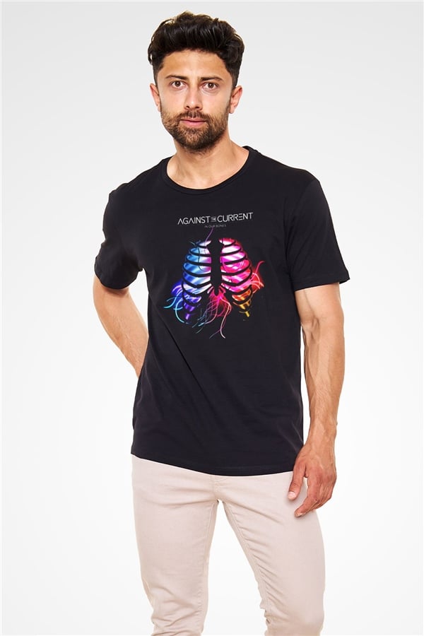 Against The Current Black Unisex T-Shirt