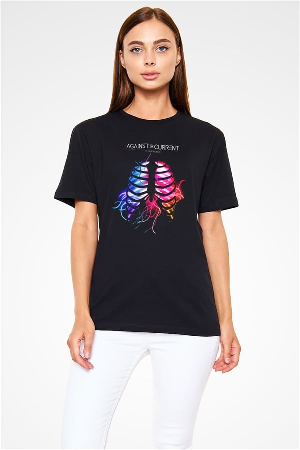 Against The Current Black Unisex T-Shirt