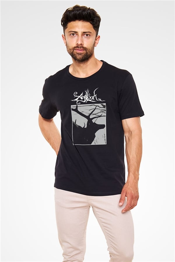 Agalloch Printed Unisex Black T-Shirt