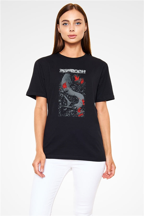 Agalloch Printed Unisex Black T-Shirt