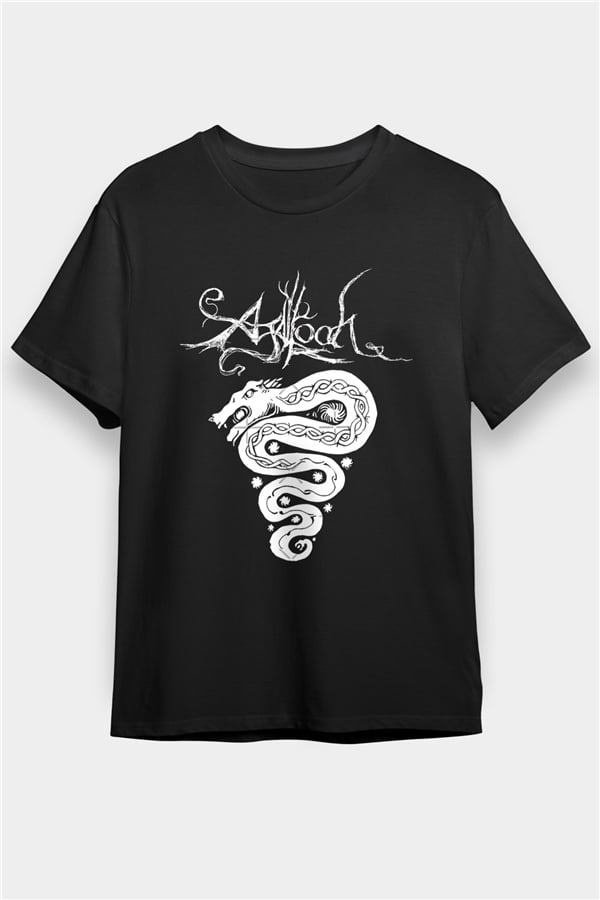 Agalloch Printed Unisex Black T-Shirt