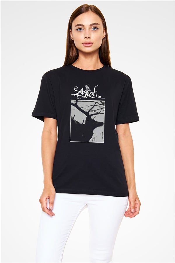 Agalloch Printed Unisex Black T-Shirt