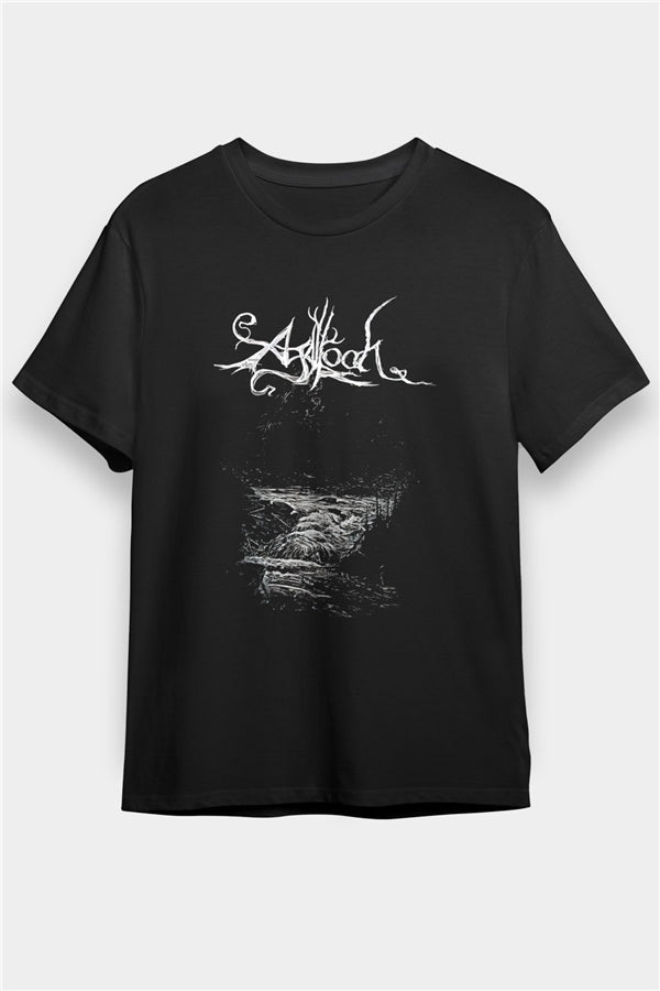 Agalloch Printed Unisex Black T-Shirt