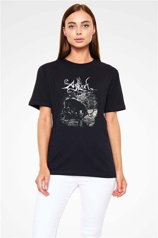 Agalloch Printed Unisex Black T-Shirt