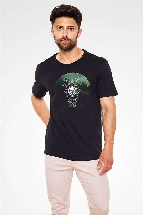 Agalloch Printed Unisex Black T-Shirt