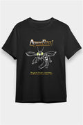 Agent Steel Printed Unisex Black T-Shirt