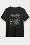 Agent Steel Printed Unisex Black T-Shirt