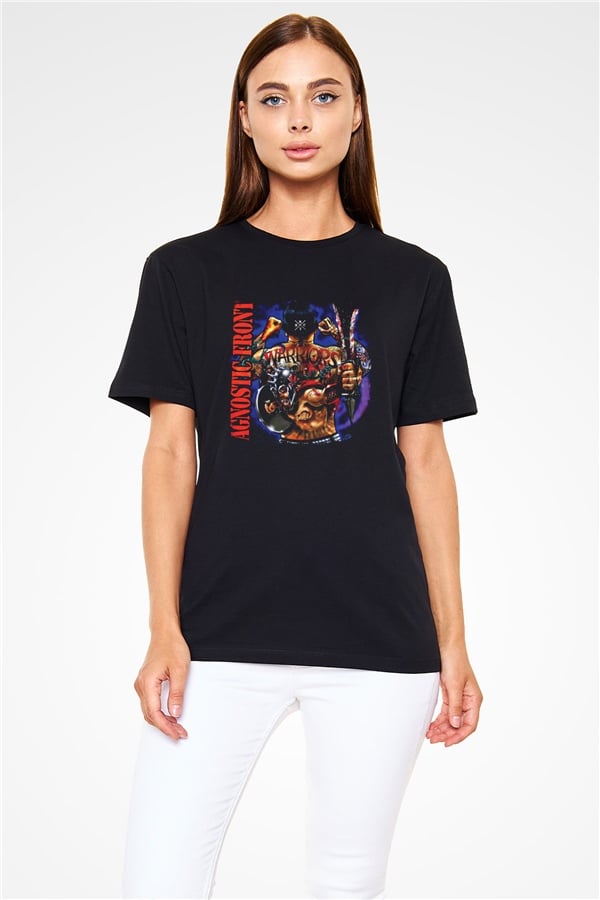 Agnostic Front Printed Unisex Black T-Shirt