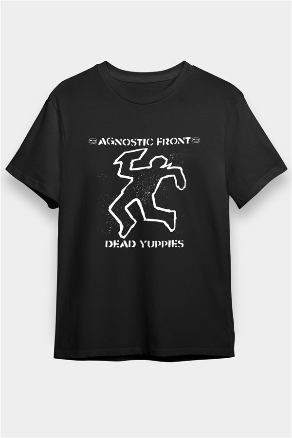 Agnostic Front Printed Unisex Black T-Shirt