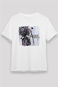 Aiden Graphic Print Unisex White T-Shirt