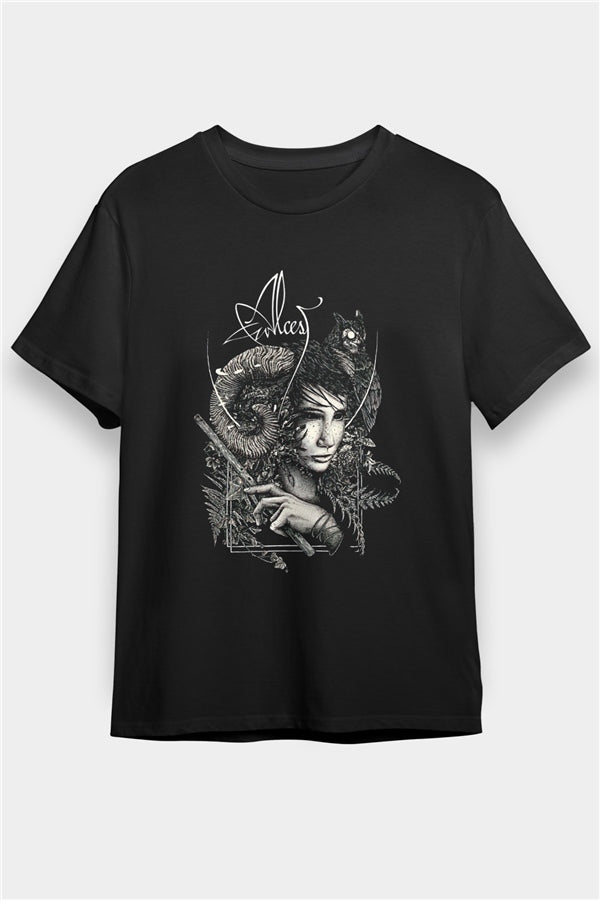 Alcest Printed Unisex Black T-Shirt