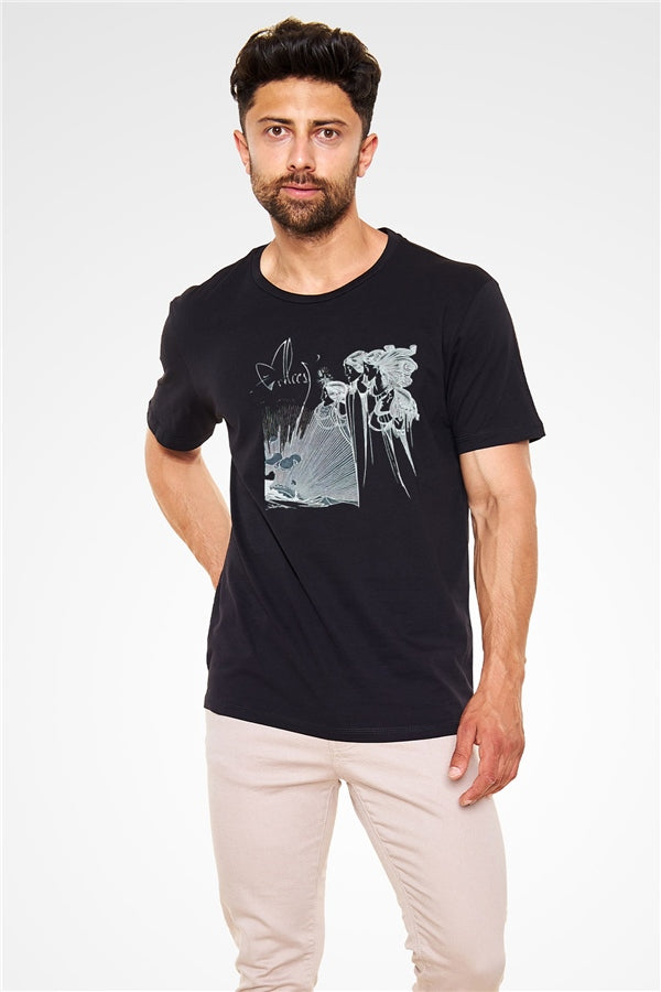 Alcest Printed Unisex Black T-Shirt