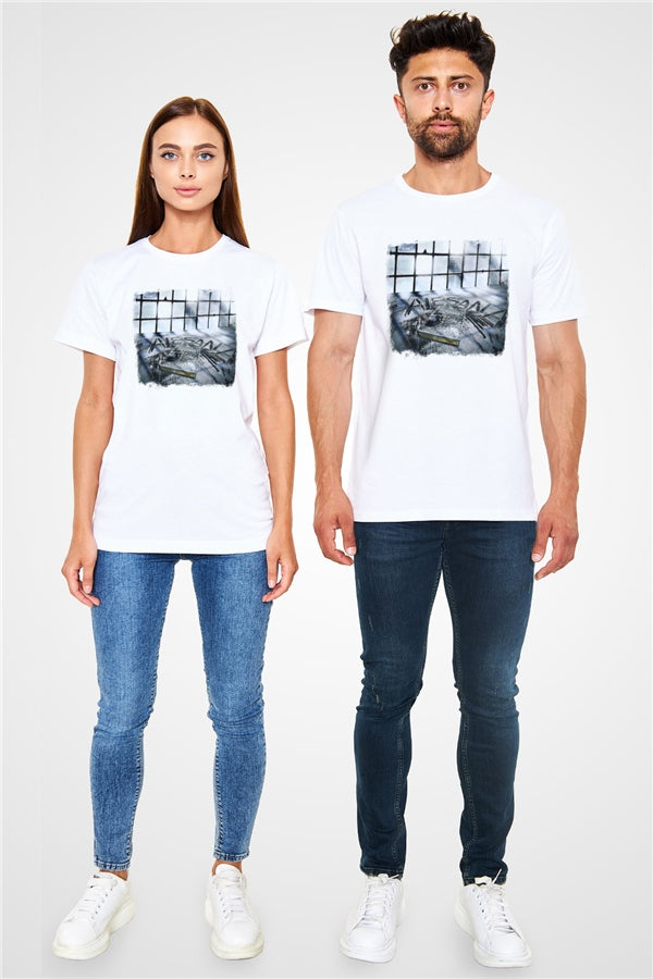 Alesana Printed Unisex White T-Shirt