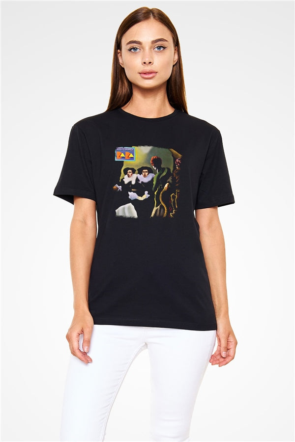 Alice Cooper Printed Unisex Black T-Shirt