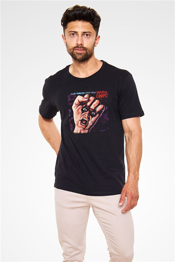 Alice Cooper Printed Unisex Black T-Shirt