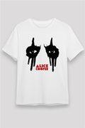 Alice Cooper White Unisex T-Shirt