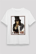 Alice Cooper White Unisex T-Shirt