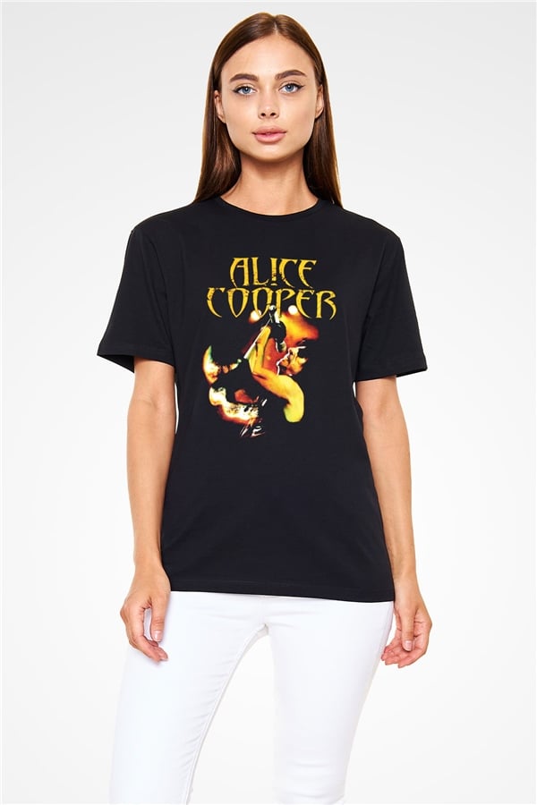 Alice Cooper Black Unisex T-Shirt