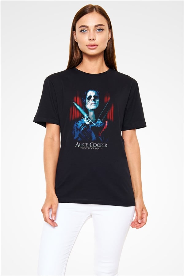 Alice Cooper Black Unisex T-Shirt