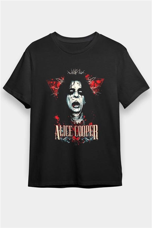 Alice Cooper Black Unisex T-Shirt